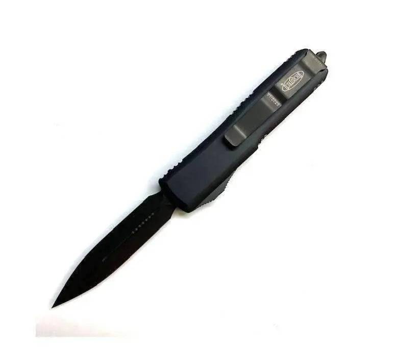 Microtech 232-1DLCT UTX-85 D/E (Black Handle - Black DLC Blade)