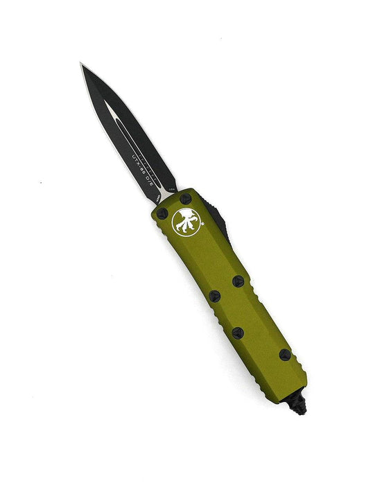 Microtech 232-1OD UTX-85 D/E Black Standard OD Green OTF Knife (USA)