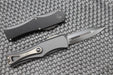 Microtech 702-1 DLCTSH Signature Series Hera OTF AUTO Knife 3.125" Black DLC Double Edge Dagger