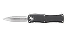 Microtech 702-12 Hera OTF Auto Knife 3.125" Stonewashed Plain/Serrated D/E