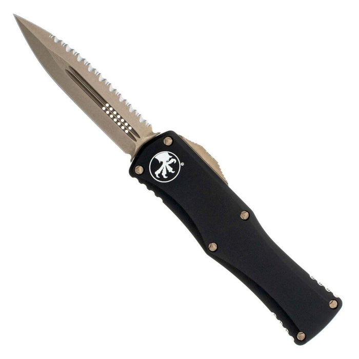 Microtech 702-15 Hera OTF Auto Knife 3.125" Bronze Full Serrated D/E