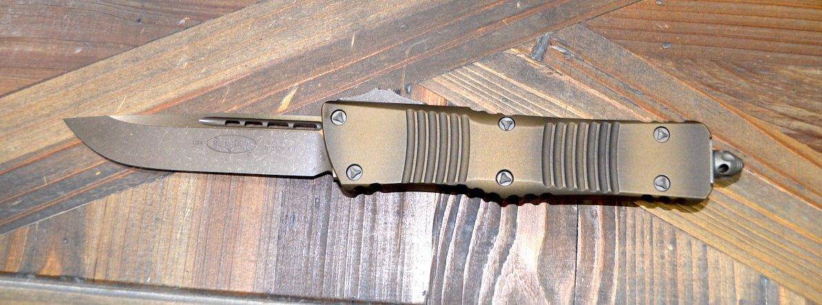 Microtech Combat Troodon 143-13APABS S/E Bronze Apocalyptic Signature Series