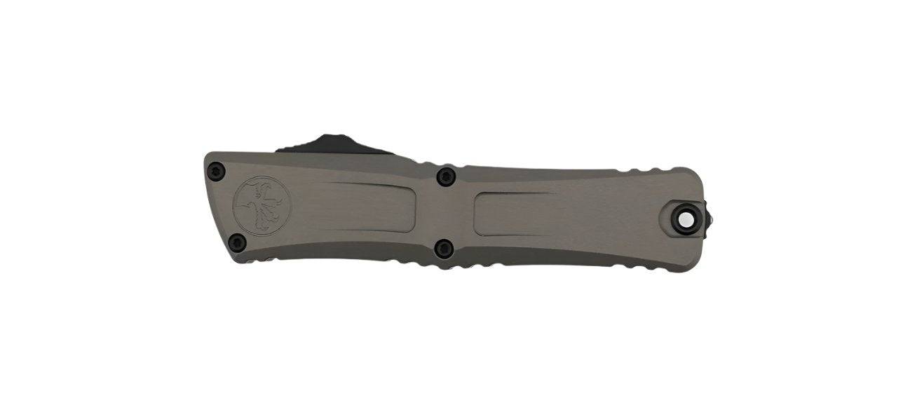 Microtech Combat Troodon Interceptor Gen III Natural Grey w/ Black Blade 1217-1NCS