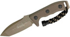 Microtech Currahee Tanto Knife Fixed (4.5" Tan Plain)