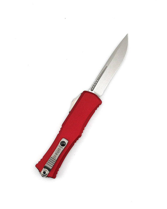 Microtech Hera II Mini Recurve Red 2.95" Stonewash Standard 1705M-10RD