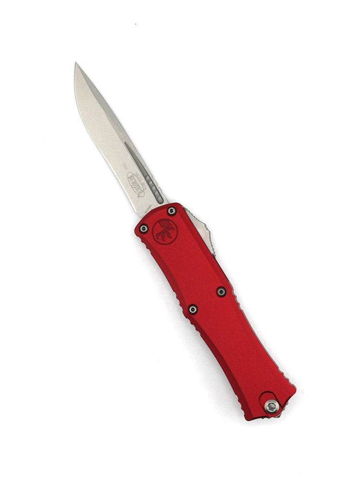 Microtech Hera II Mini Recurve Red 2.95" Stonewash Standard 1705M-10RD