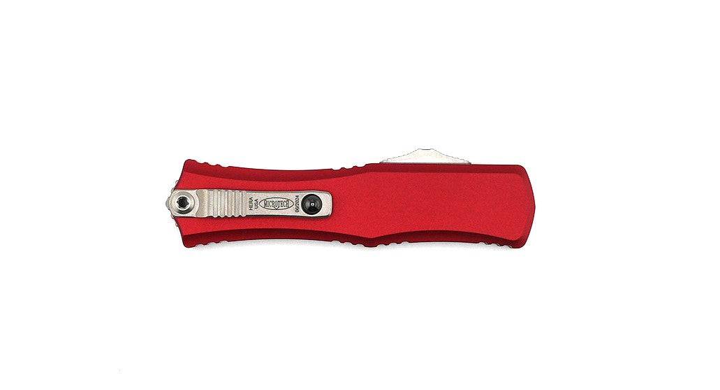 Microtech Hera II Mini Recurve Red 2.95" Stonewash Standard 1705M-10RD