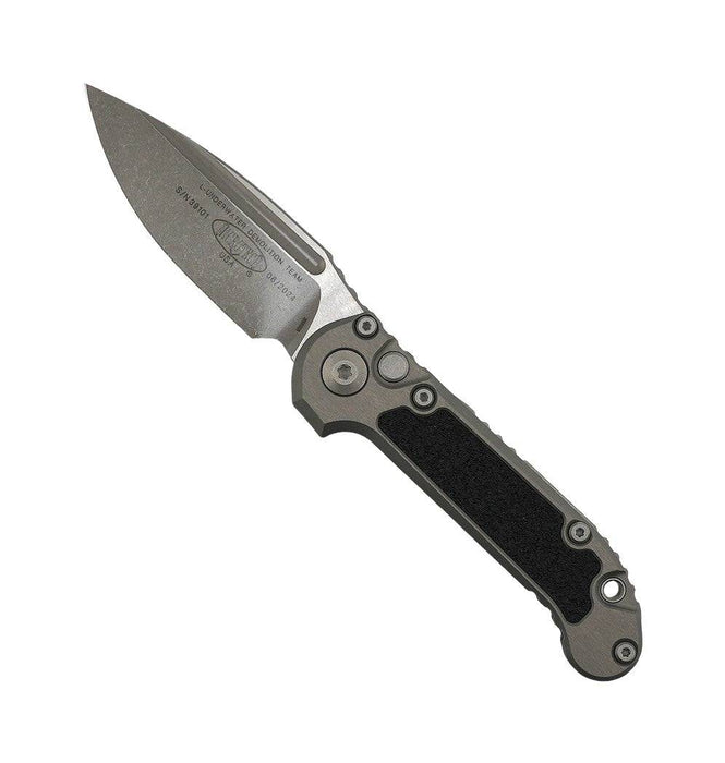 Microtech Knives LUDT S/E Gen III Apocalyptic Drop Point Black Handle 1135-10APNC (USA)