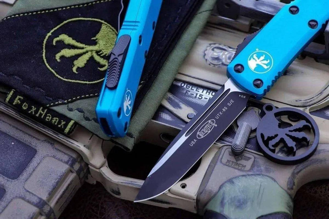 Microtech Knives UTX-85 S/E Turquoise Handle