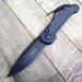 Microtech LUDT Tactical Auto Knife (3.4" Black) 135-1T