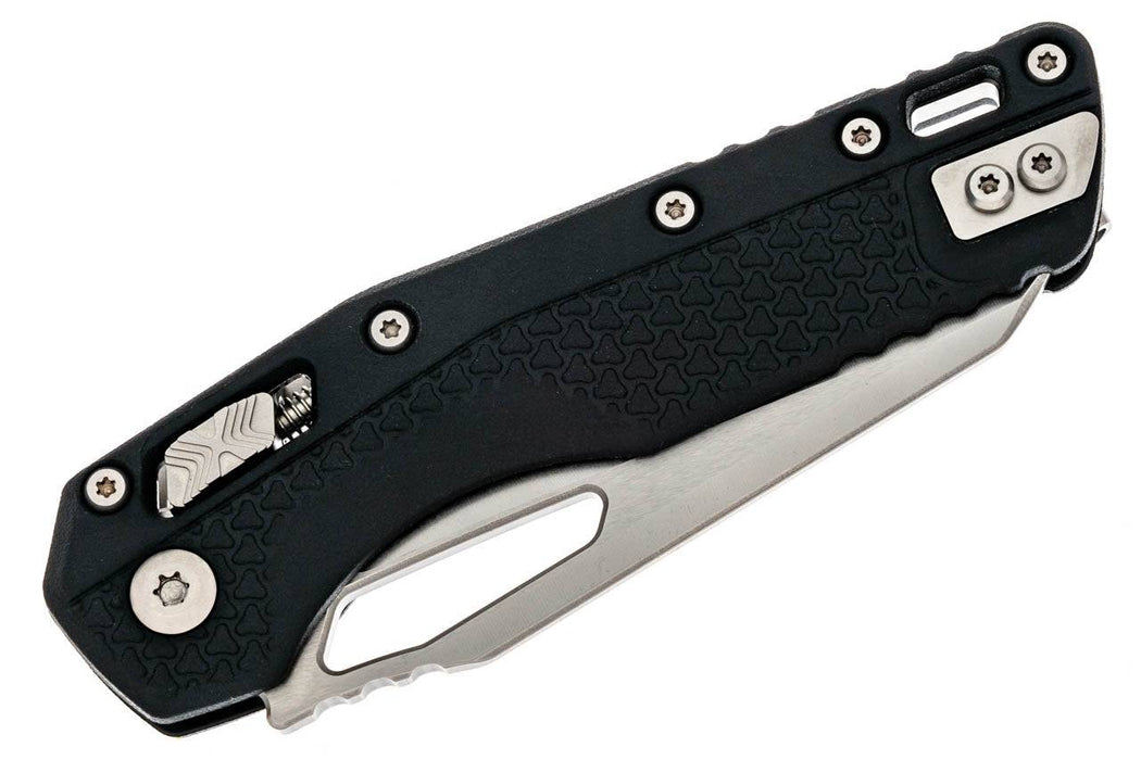 Microtech MSI RAM-LOK Manual Folding Knife 3.88" Bohler M390MK Stonewashed Modified Sheepsfoot Plain Blade