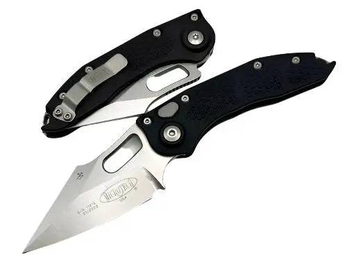 Microtech Stitch 169-10 Auto Folding Knife 3.625" Stonewashed Blade