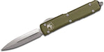 Microtech Ultratech 122-4 OD Auto OTF Knife 3.46" Satin D/E OD Handles