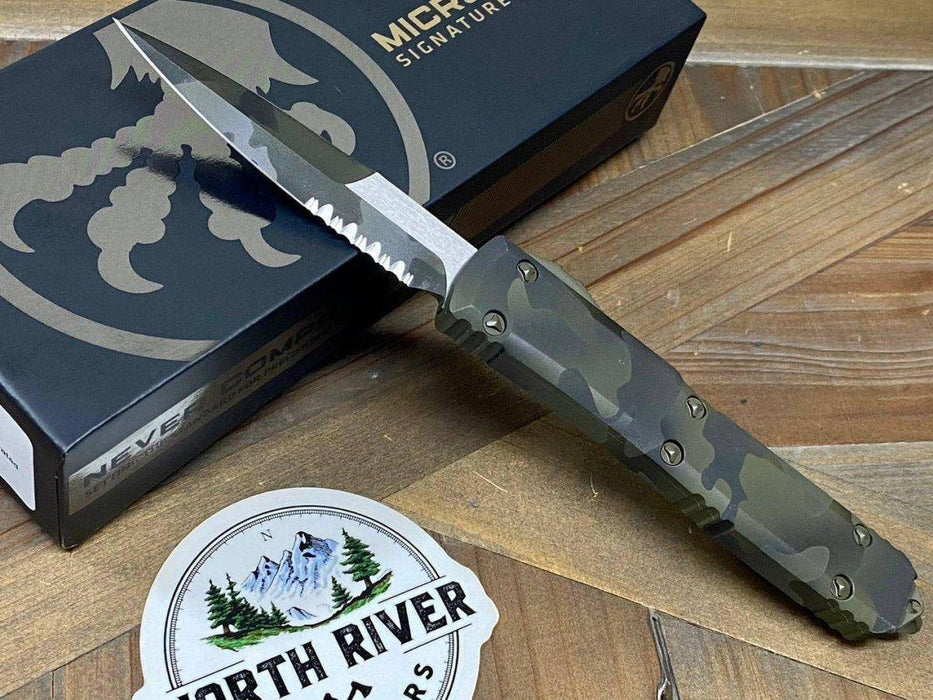 Microtech Ultratech Bayonet Olive Camo P/S 120-2OCS