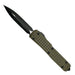 Microtech Ultratech D/E OD Green Frag G-10 Top Tactical Standard Signature Series 122-1FRGTODS