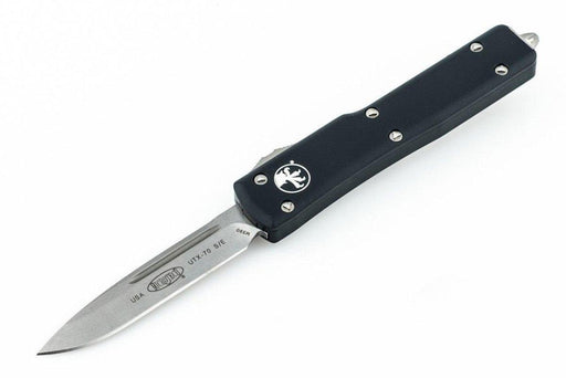 Microtech UTX-70 Mini AUTO OTF Knife 1.9" S/E Stonewashed, Black