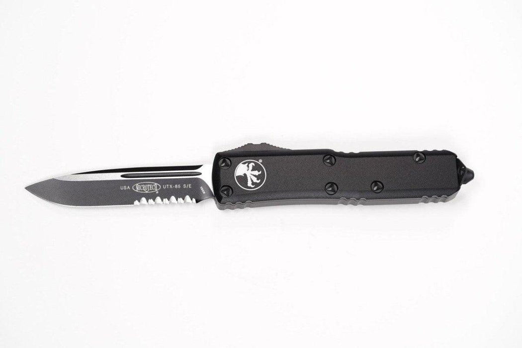 Microtech UTX-85 231-2T Tactical Auto Knife 3" Partial Serration Black