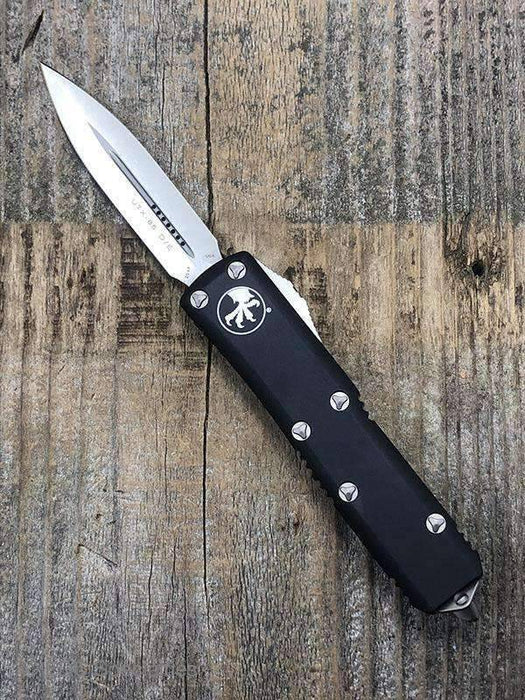 Microtech UTX-85 232-10 D/E OTF Auto Knife (3.125" Stonewash) (USA)