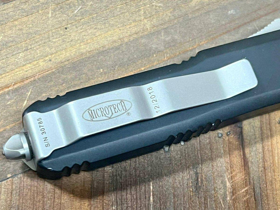 Microtech UTX-85 233-1 T/E Black Auto OTF Knife (Pre-Owned)