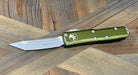 Microtech UTX-85 233-10 APOD T/E OTF OD Green Auto Knife Apoc Finish (USA)