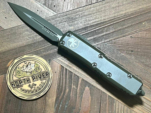 Microtech UTX-85 D/E Cerakote OD Green Standard 232-1COD