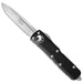 Microtech UTX-85 S/E Black Handle Stonewashed Blade 231-10