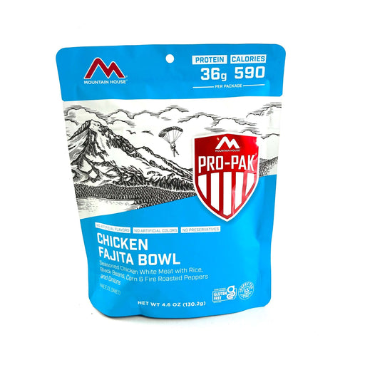 Mountain House Chicken Fajita Pro-Pak Hiking, Survival & Emergency Food (Pouch)