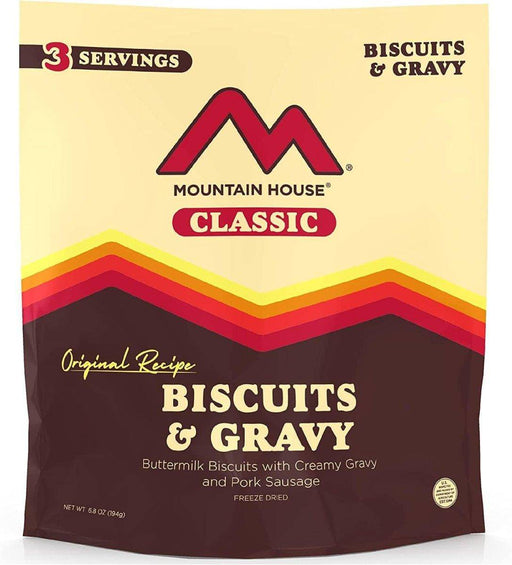 Mountain House Classic Biscuits and Gavy Survival & Emergency Food (3 Servings)