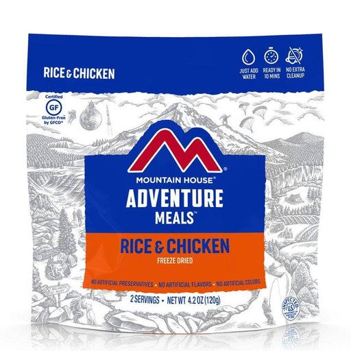 Mountain House Rice & Chicken Survival, Hiking & Emergency Food (Pouch)