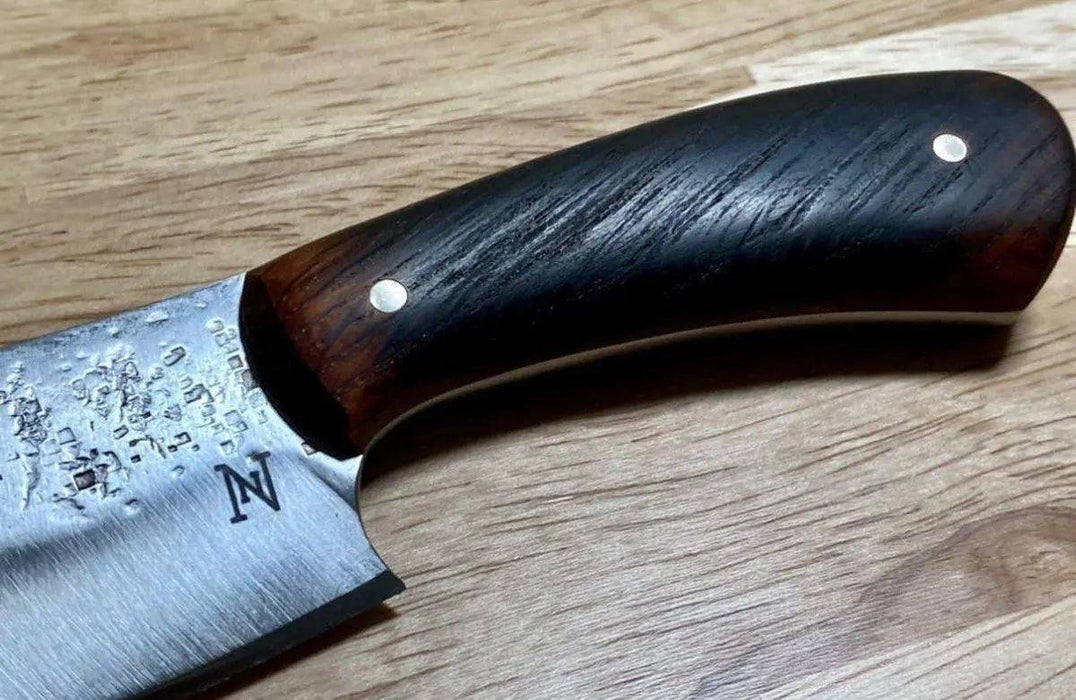 Nic Nichols Mini Cleaver Makers Mark Bourbon Handles Limited Edition