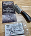 Nic Nichols Mini Cleaver Makers Mark Bourbon Handles Limited Edition