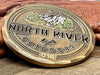 Custom Antique Bronze Challenge Coin by NORTH RIVER OUTDOORS - Limited Run - Serialized