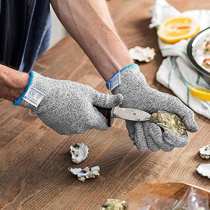 Cut Resistant Gloves Level 5 Protection for Kitchen & Woodcarving