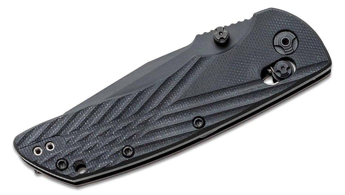 Hogue 24266 Deka Folding Knife 3.25" CPM-20CV Black Wharncliffe G10