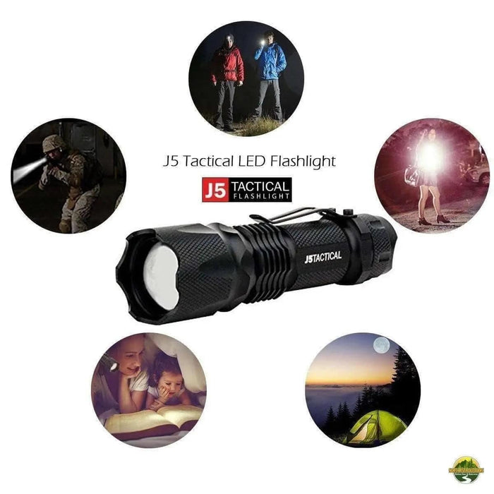 J5 V1 PRO Tactical Flashlight (300lm)