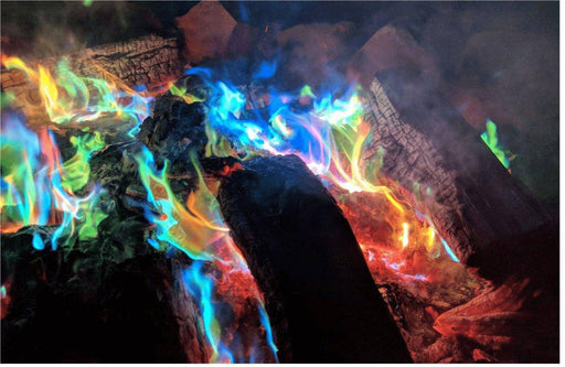 Magical Flames Fire Color Changing Packets Camp Fire Pits 12 Pack - NORTH RIVER OUTDOORS