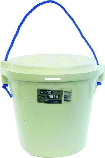 Plastilite X88-12 Minnow Bucket 8 Qt Foam w / Rope Handle