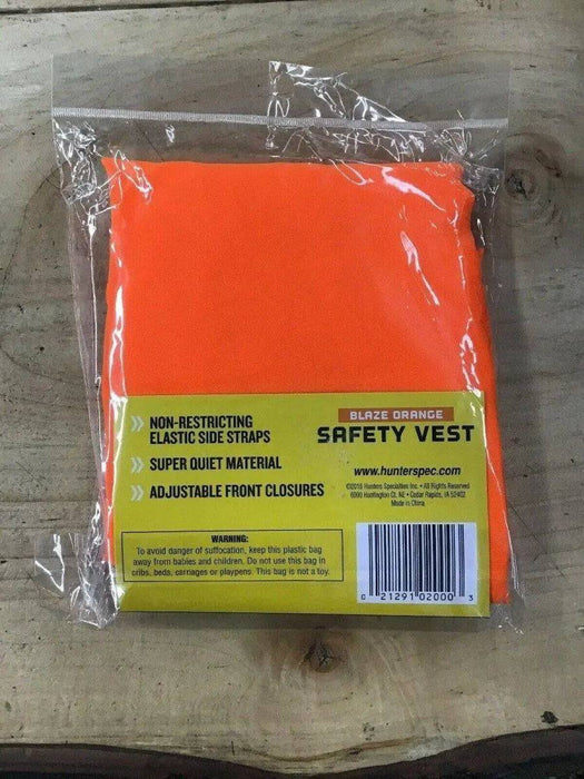 Hunter's Specialties Blaze Orange Safety Vest