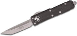 Microtech UTX-85 T/E OTF Automatic Knife Black (3.125" Satin) 233-4