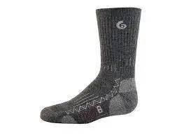 Point6 Hiking Tech, Medium, Crew, Black, Medium Socks