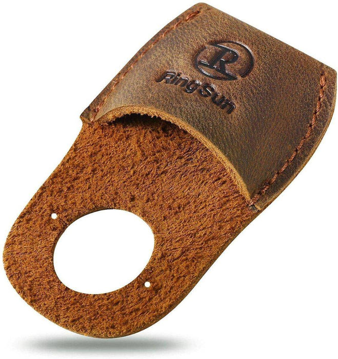 RingSun Thumb Guard Carving Leather Finger Protector