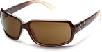 SUNCLOUD Poptown Brown Laser/Brown Sunglasses