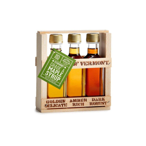 Taste of VT Crate: One 3.4 fl. oz. Bottle of Each Grade of Syrup