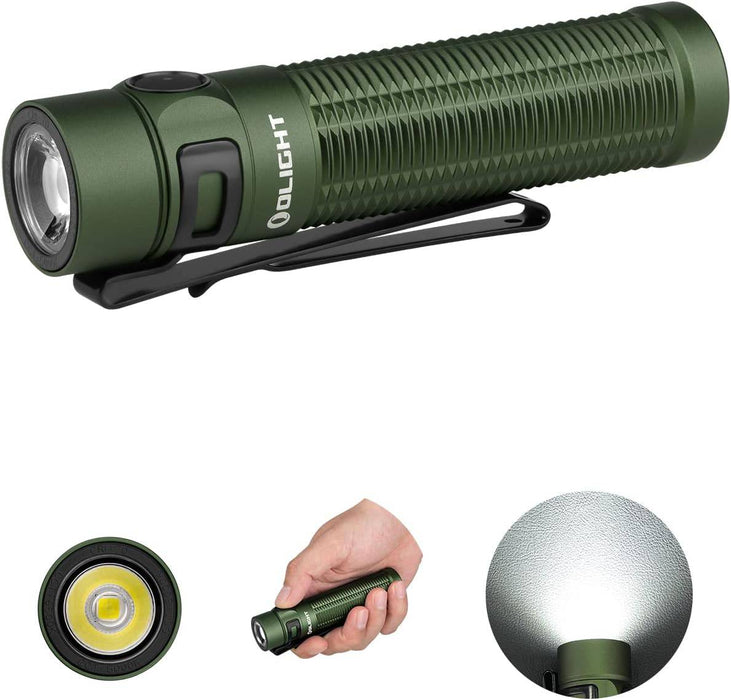 Olight Baton 3 Pro Max 2500 Lumens Rechargeable Compact Flashlight (Cool White)