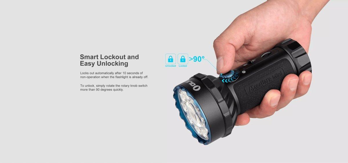 OLIGHT Marauder Mini Rechargeable Flashlight 7,000 Lumens for Outdoors, Hunting, and Searching