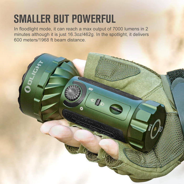 OLIGHT Marauder Mini Rechargeable Flashlight 7,000 Lumens for Outdoors, Hunting, and Searching