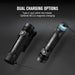 OLIGHT Seeker 4 Pro Rechargeable Flashlight 4600 Lumens USB C (Matte Black Cool White)