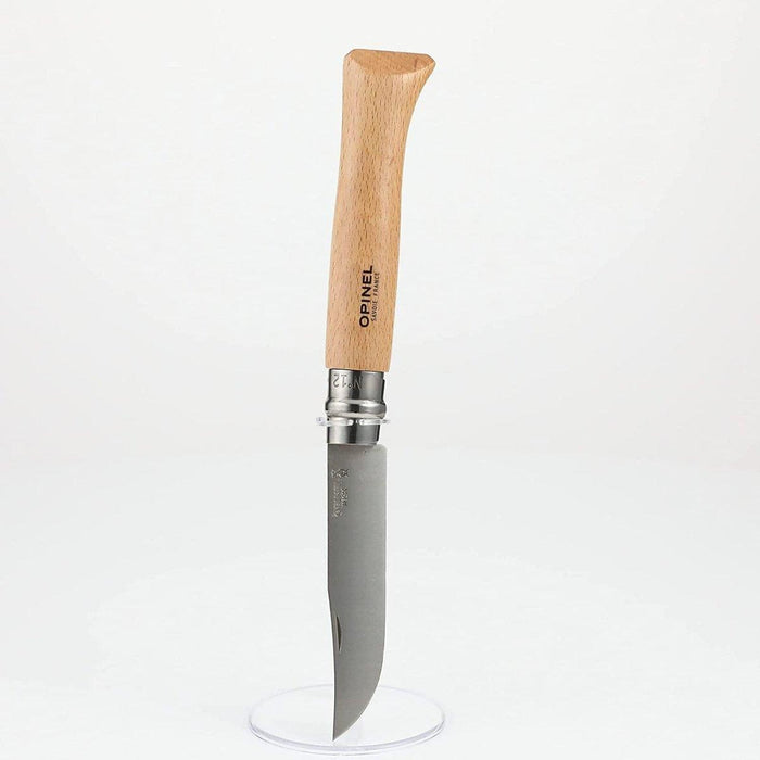 Opinel Stainless Steel Folding Knife with Beechwood Handle (All Sizes)