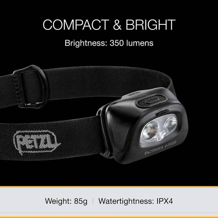 PETZL TACTIKKA +RGB Outdoor Hunting Stealth Headlamp