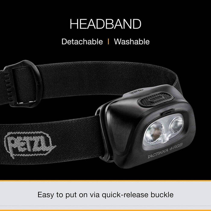 PETZL TACTIKKA +RGB Outdoor Hunting Stealth Headlamp